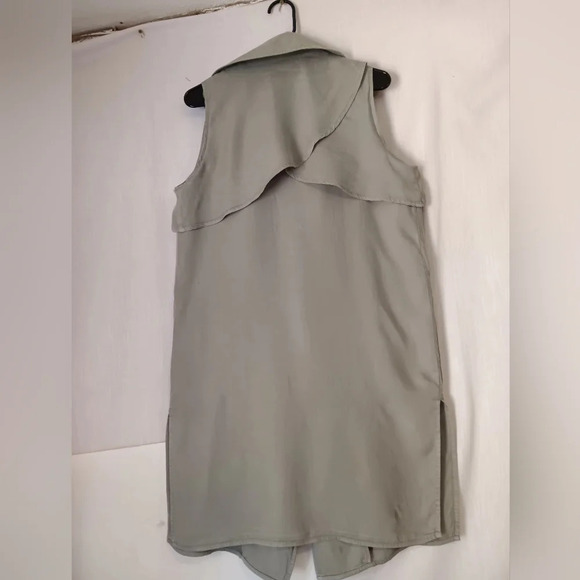 Walter Baker Utility vest jacket, size M, green, Safari Vacation, Lyocell. - Picture 5 of 15